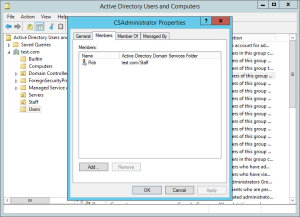 Lync 2013 FE Prep - 10 AD Prep CSAdministrator