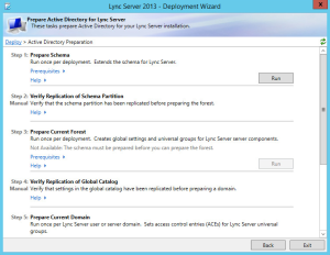 Lync 2013 FE Prep - 3 AD Prep