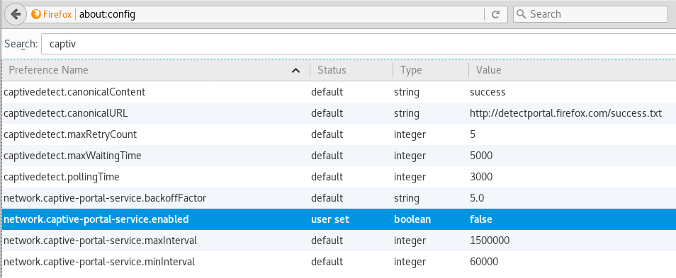 Disable captive portal detection anyconnect что это